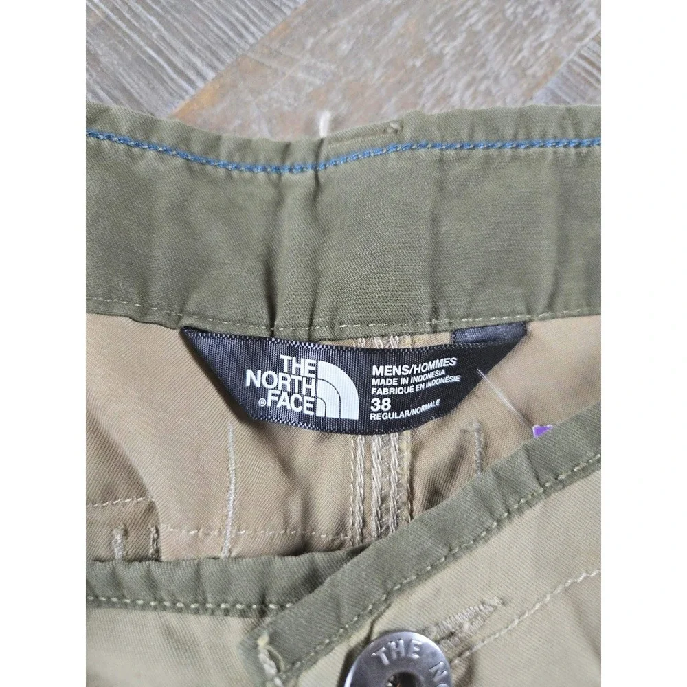 The North Face Mens Khaki Utility Hiking Pants Tan Straight Leg Size 38 Regular